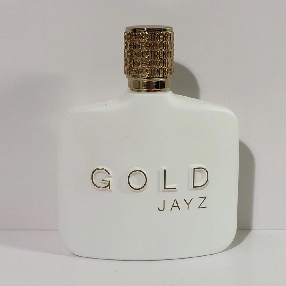 GOLD Jay Z White & Gold Fragrance Bottle